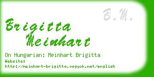 brigitta meinhart business card